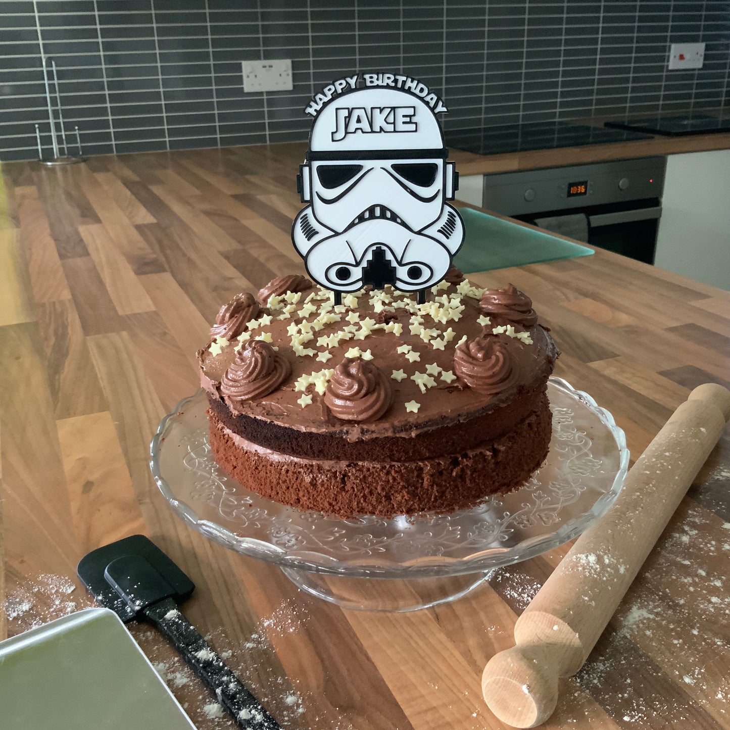 Classic Stormtrooper - Personalised Cake Topper