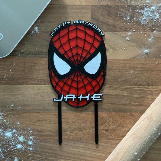 Spiderman - Personalised Cake Topper