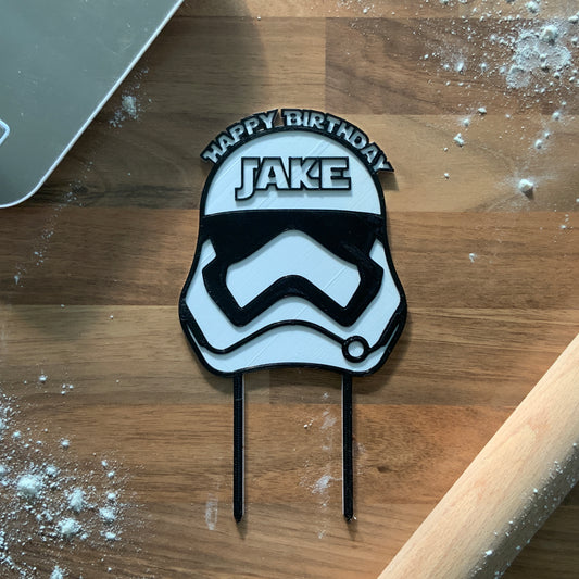 First Order Stormtrooper - Personalised Cake Topper