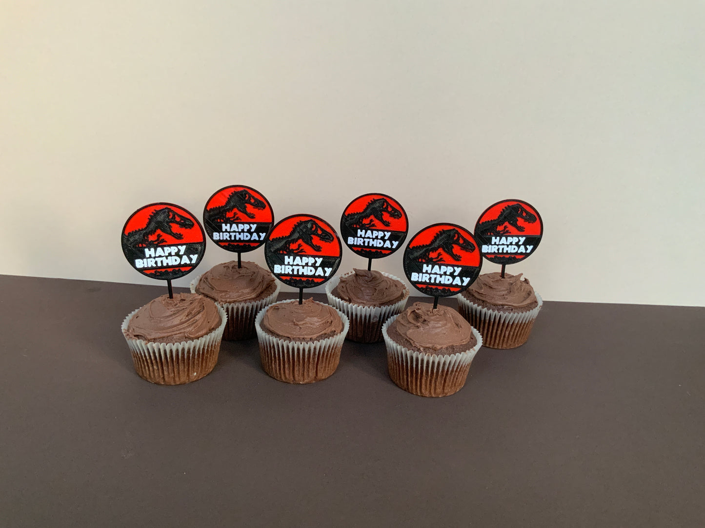 Jurassic Park - Personalised Cake Topper & Cupcake Toppers