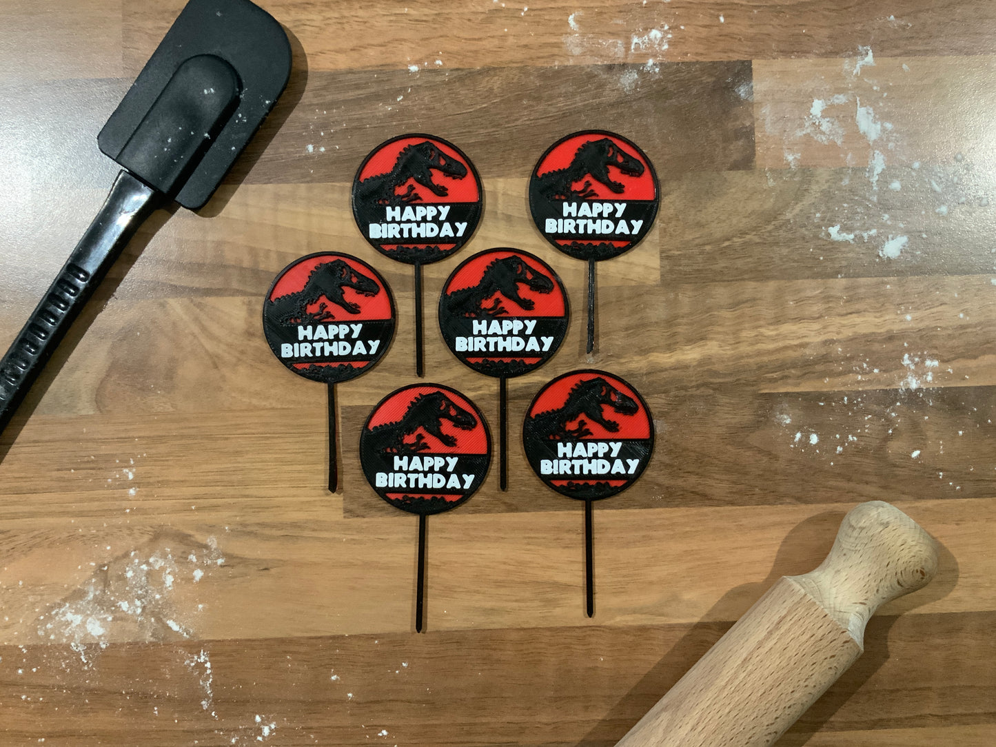 Jurassic Park - Personalised Cake Topper & Cupcake Toppers