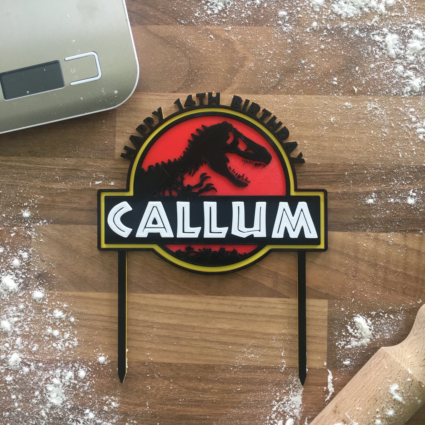 Jurassic Park - Personalised Cake Topper